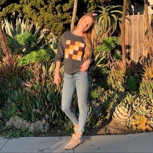 Super Soft Raw Hem Refashioned Sweatshirt